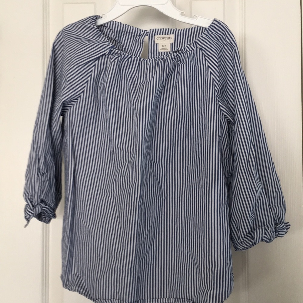 GIRLS CREWCUTS BLOUSE SIZE 6-7